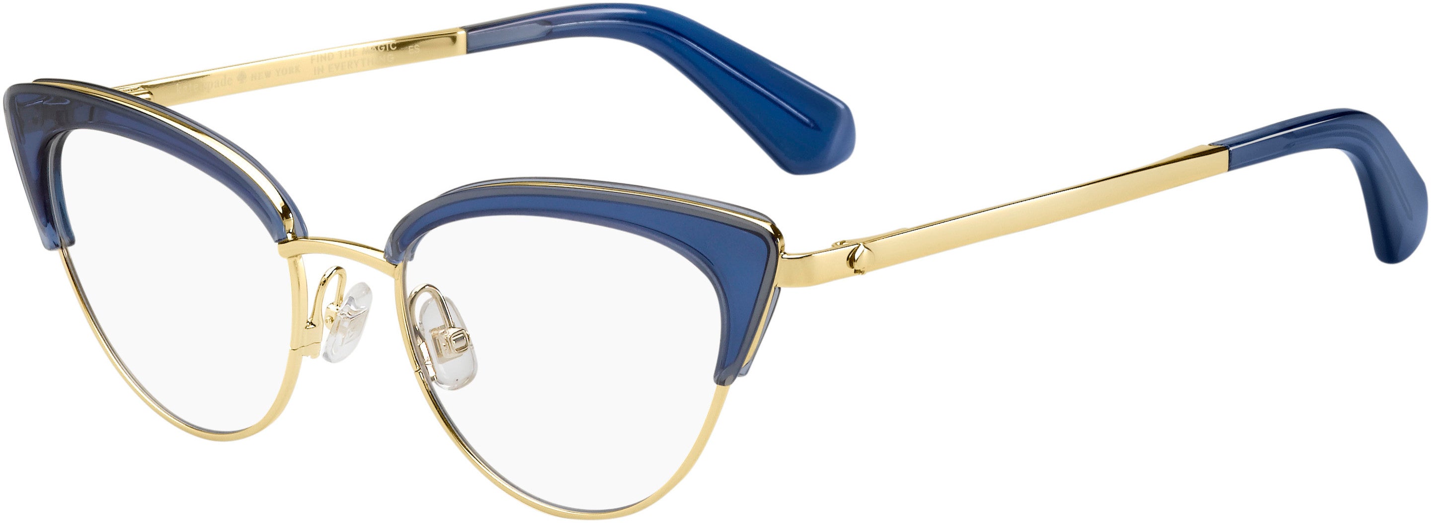 Kate Spade Jailyn Cat Eye/butterfly Eyeglasses 0PJP-0PJP Blue (00 Demo Lens)