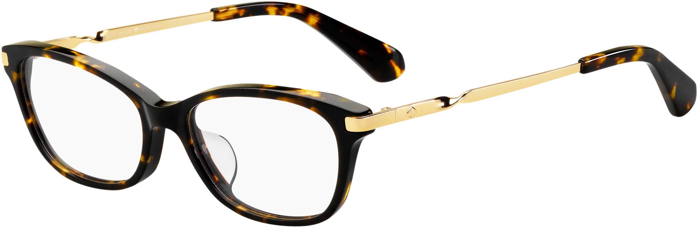 Kate Spade Jakelin/F Oval Modified Eyeglasses 0086-0086 Dark Havana (00 Demo Lens)