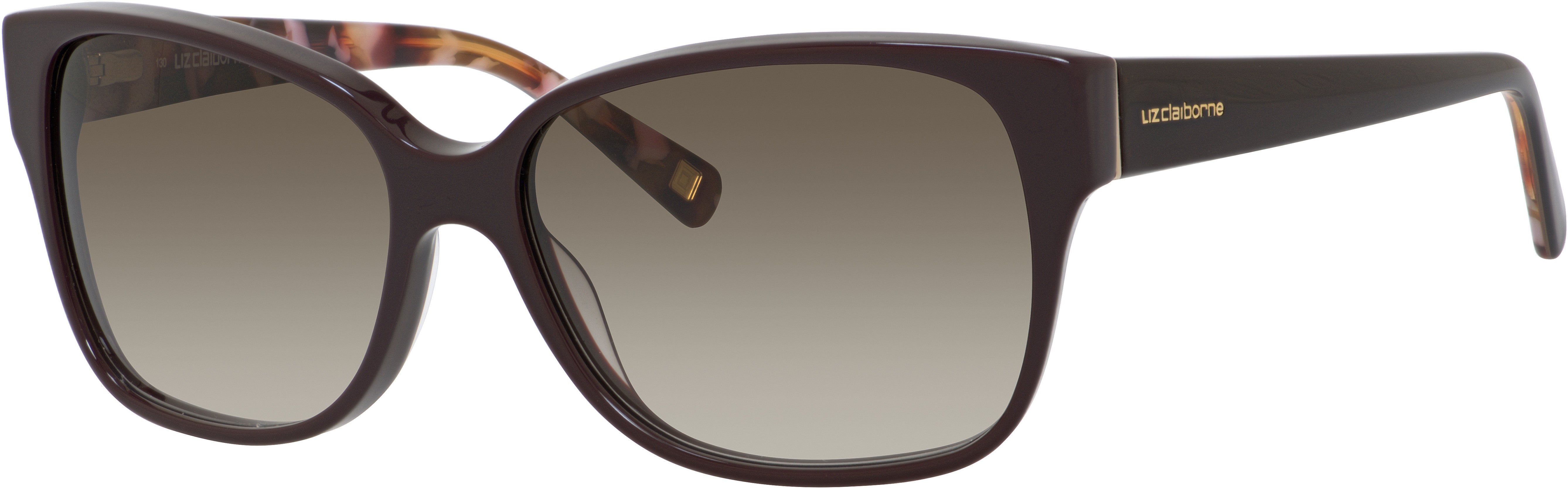 Liz Claiborne 564/S Butterfly Sunglasses 0JUB-0JUB Mahogany (JS Brown Gradient)
