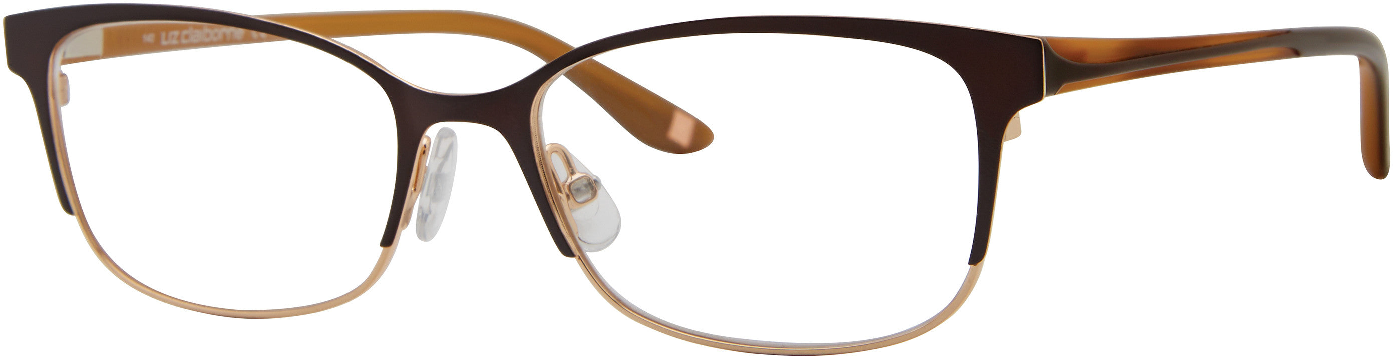 Liz Claiborne 644 Rectangular Eyeglasses 0UFM-0UFM Bwgd Grid (00 Demo Lens)