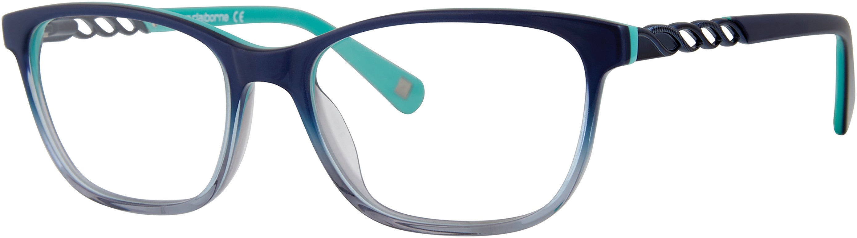 Liz Claiborne 648 Rectangular Eyeglasses 0PID-0PID Shdbl Gray (00 Demo Lens)