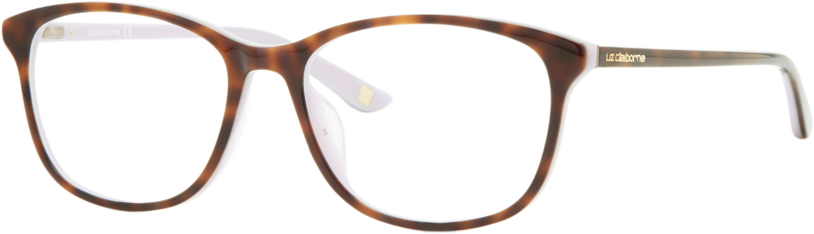 Liz Claiborne 653 Square Eyeglasses 0MMH-0MMH Havana Lilac (00 Demo Lens)
