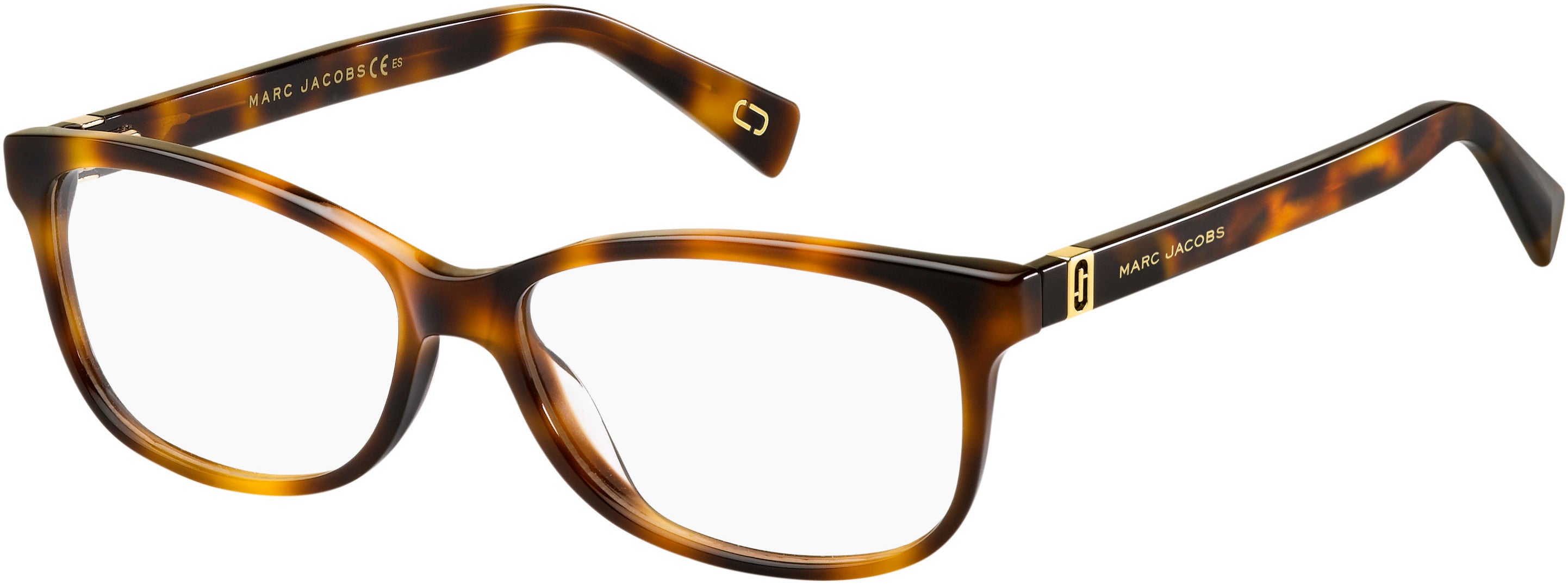 Marc Jacobs Marc 339 Rectangular Eyeglasses 005L-005L Havana (00 Demo Lens)