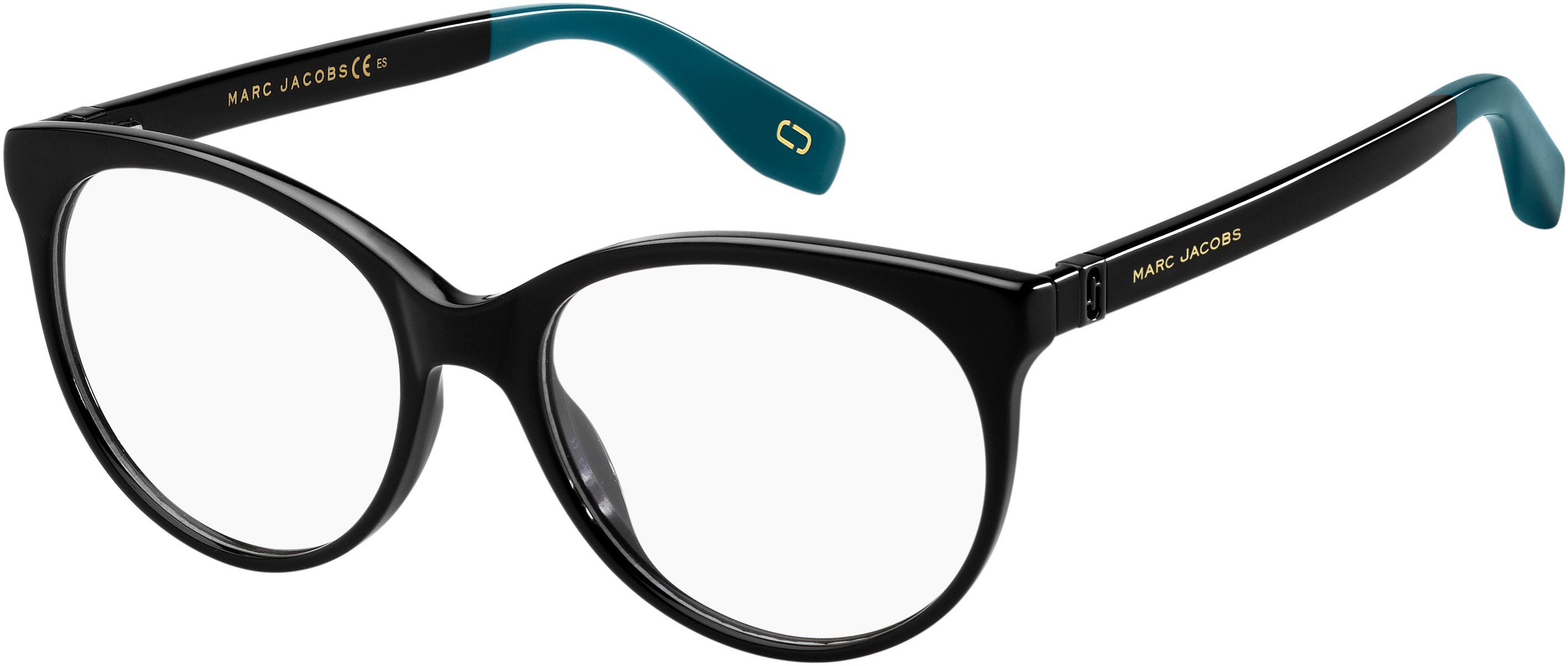 Marc Jacobs Marc 350 Cat Eye/butterfly Eyeglasses 0807-0807 Black (00 Demo Lens)