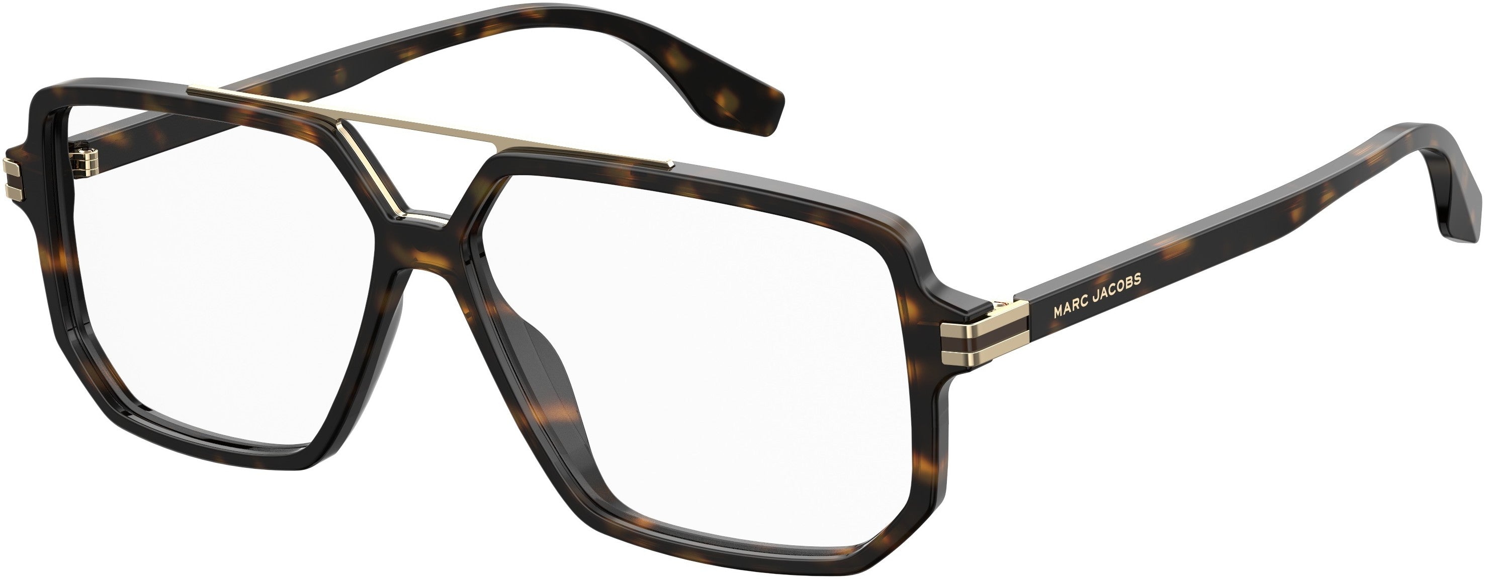 Marc Jacobs Marc 417 Square Eyeglasses 0086-0086 Dark Havana (00 Demo Lens)