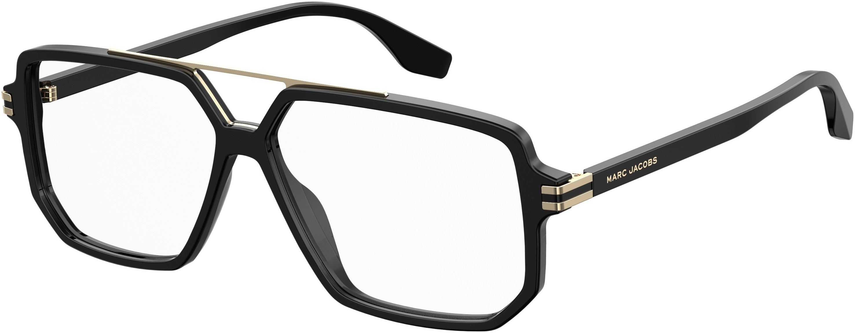 Marc Jacobs Marc 417 Square Eyeglasses 0807-0807 Black (00 Demo Lens)