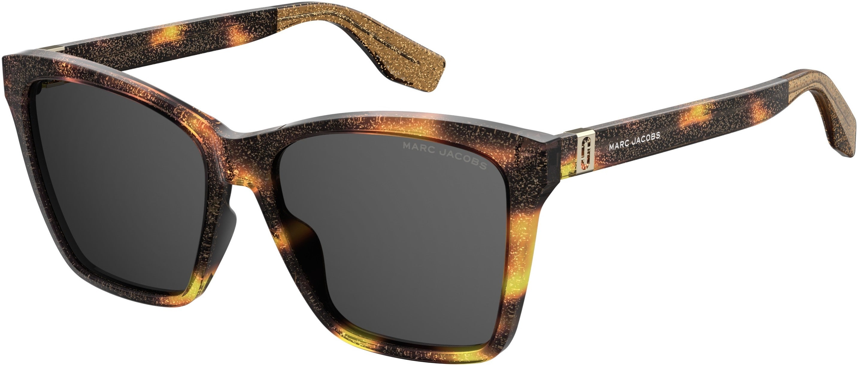 Marc Jacobs Marc 446/S Square Sunglasses 0DXH-0DXH Havana Bwglgd (IR Gray)