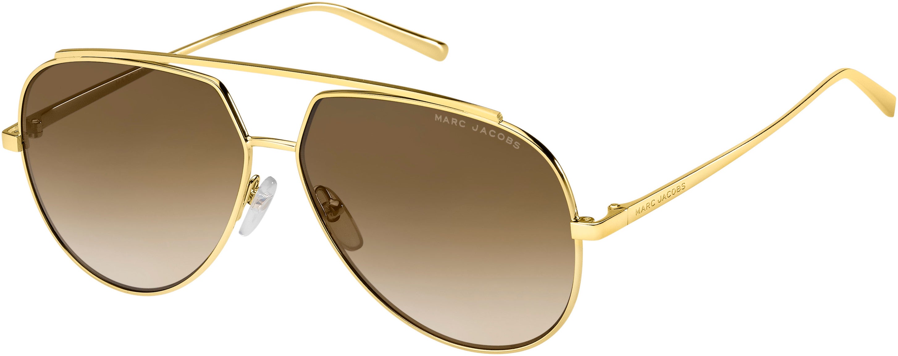 Marc Jacobs Marc 455/S Aviator Sunglasses 0J5G-0J5G Gold (HA Brown Gradient)