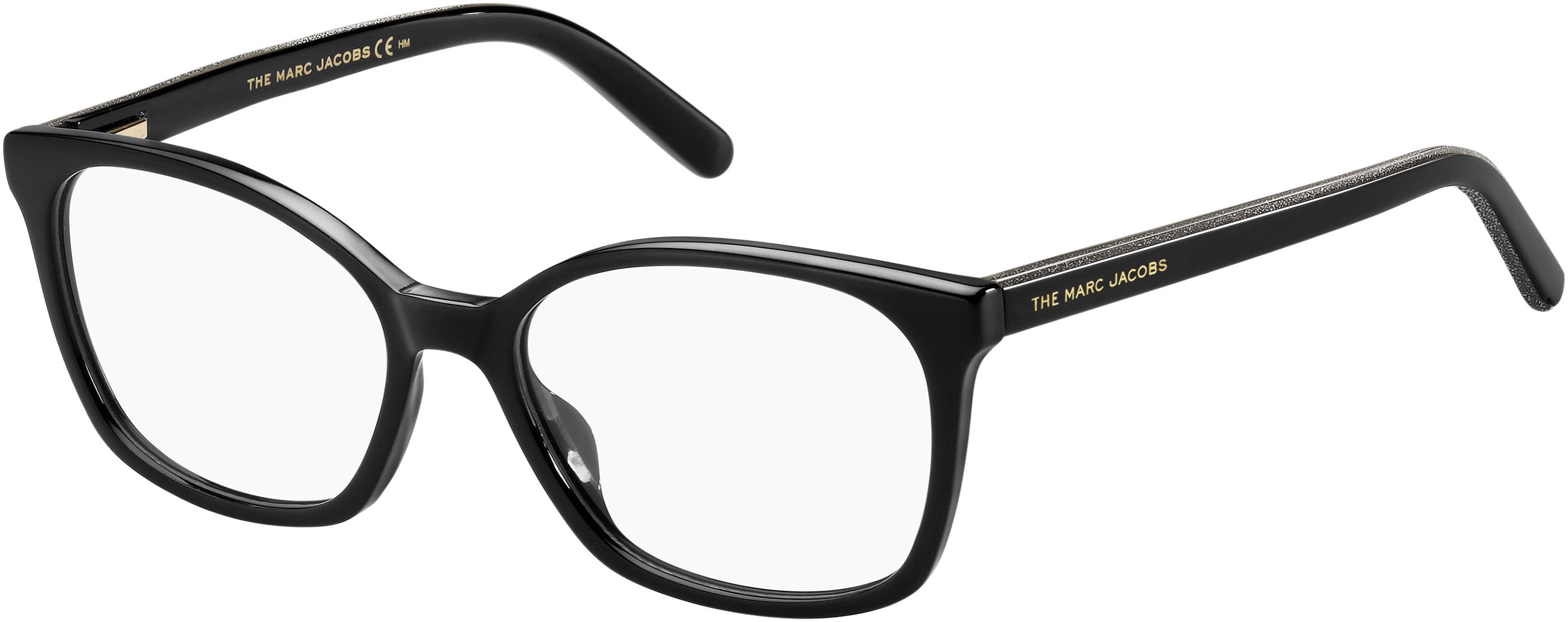Marc Jacobs Marc 464 Square Eyeglasses 0807-0807 Black (00 Demo Lens)