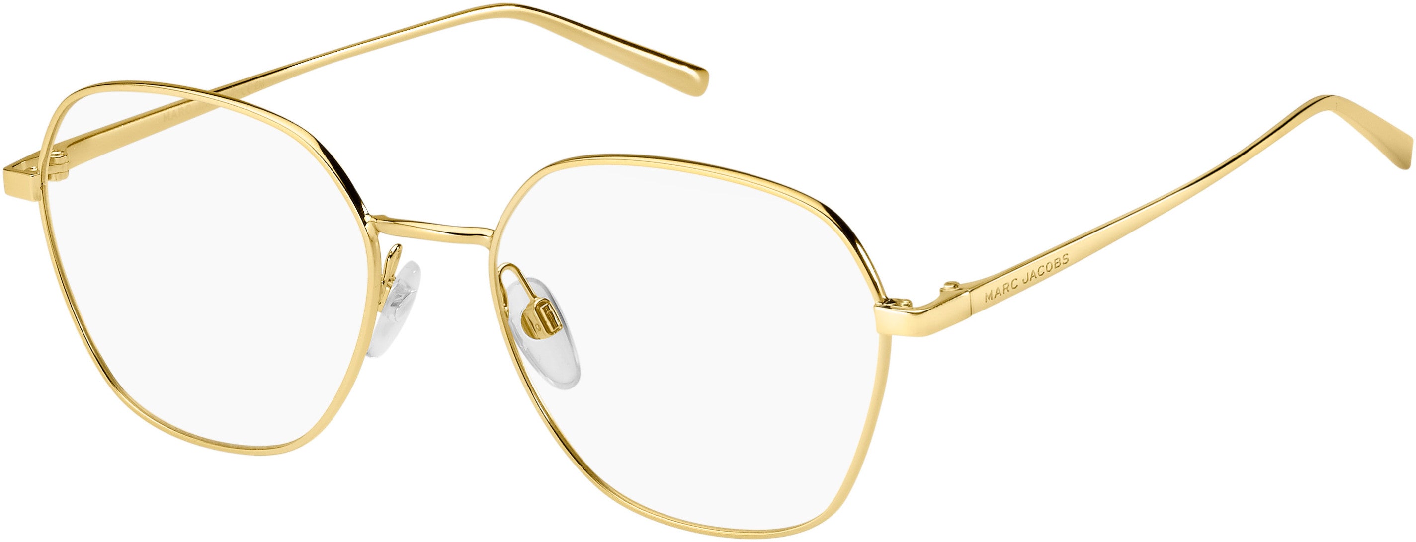 Marc Jacobs Marc 476/G Geometric Eyeglasses 0J5G-0J5G Gold (00 Demo Lens)