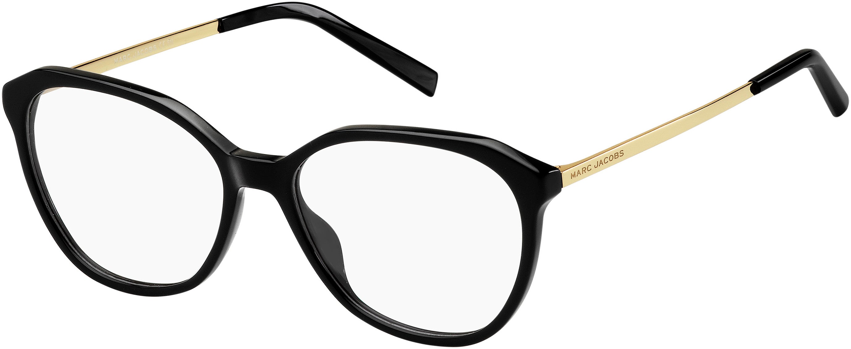 Marc Jacobs Marc 485/N Cat Eye/butterfly Eyeglasses 0807-0807 Black (00 Demo Lens)