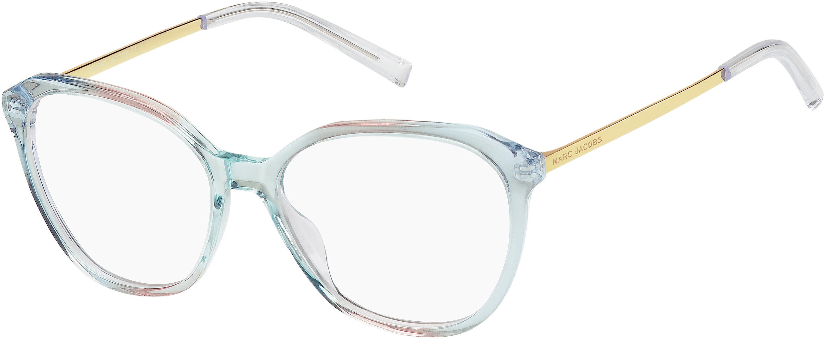 Marc Jacobs Marc 485/N Cat Eye/butterfly Eyeglasses 0MVU-0MVU Azure (00 Demo Lens)