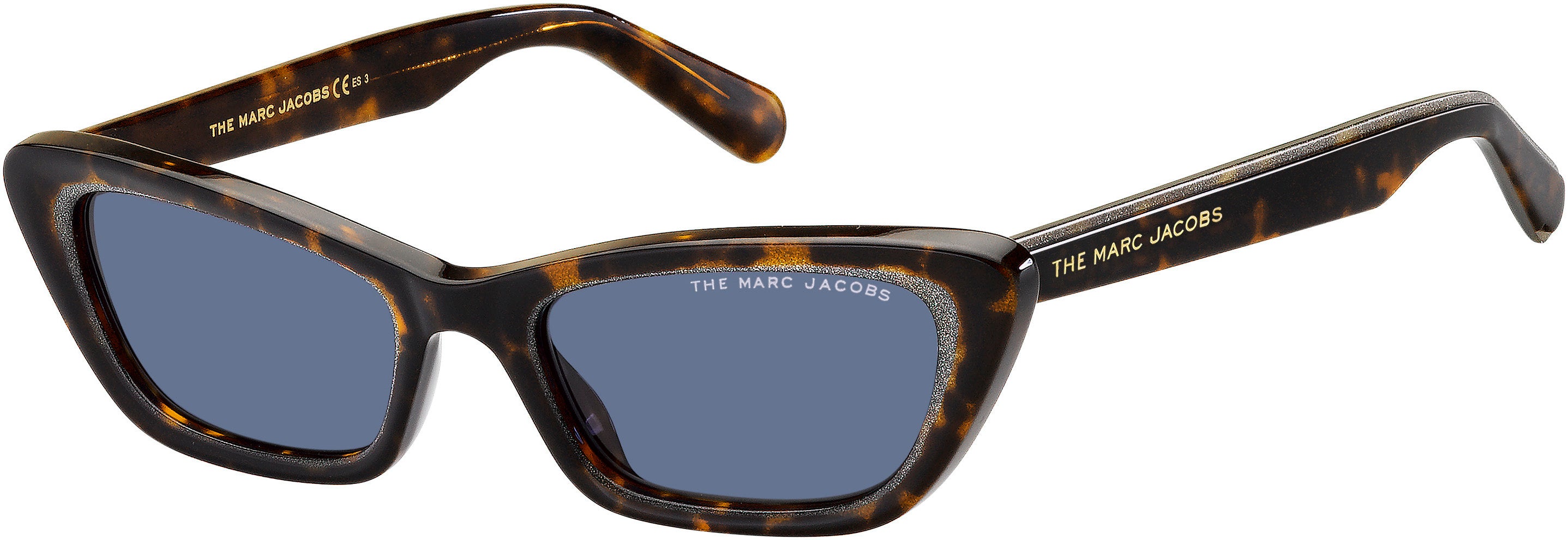 Marc Jacobs Marc 499/S Cat Eye/butterfly Sunglasses 0DXH-0DXH Havana Bwglgd (KU Blue)