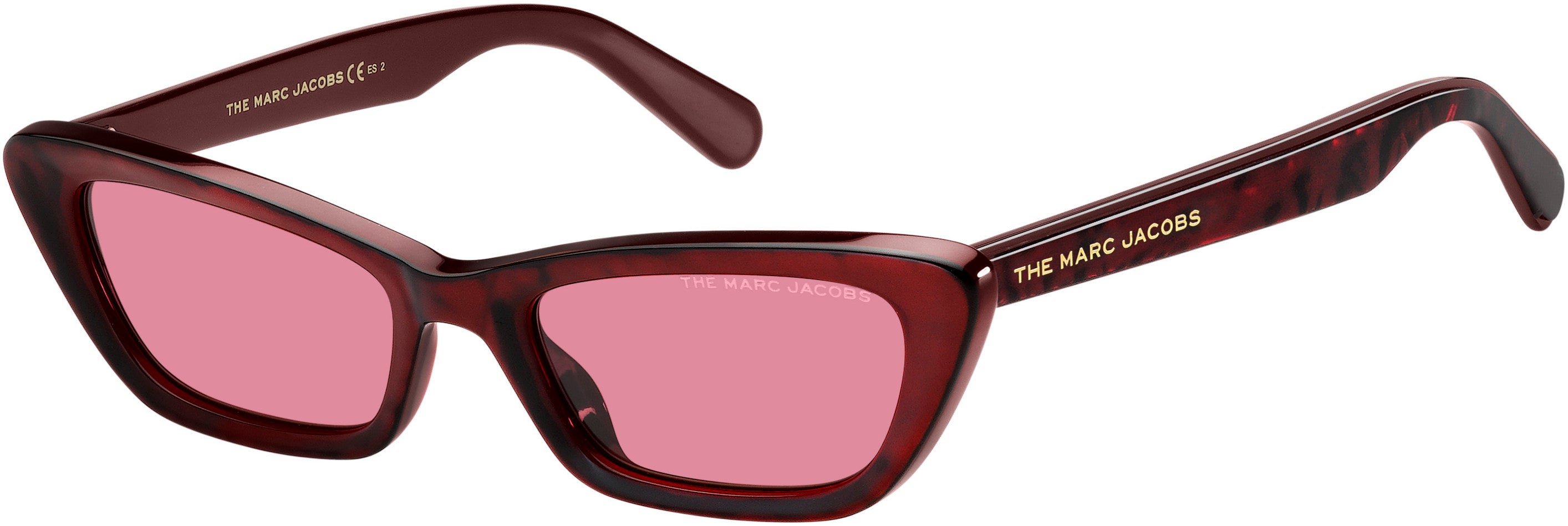 Marc Jacobs Marc 499/S Cat Eye/butterfly Sunglasses 0S93-0S93 Burgundy Mother Of Pearl (4S Burgundy)
