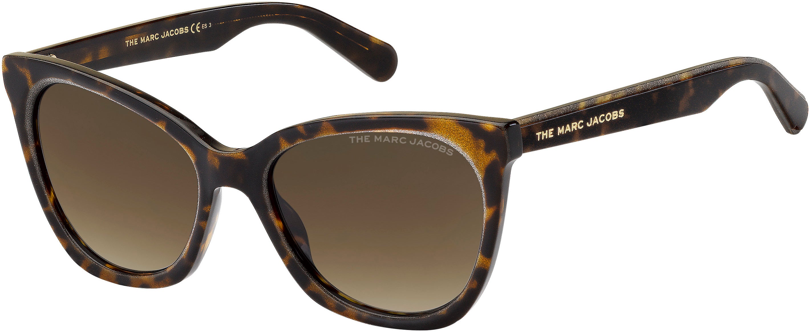 Marc Jacobs Marc 500/S Cat Eye/butterfly Sunglasses 0DXH-0DXH Havana Bwglgd (HA Brown Gradient)