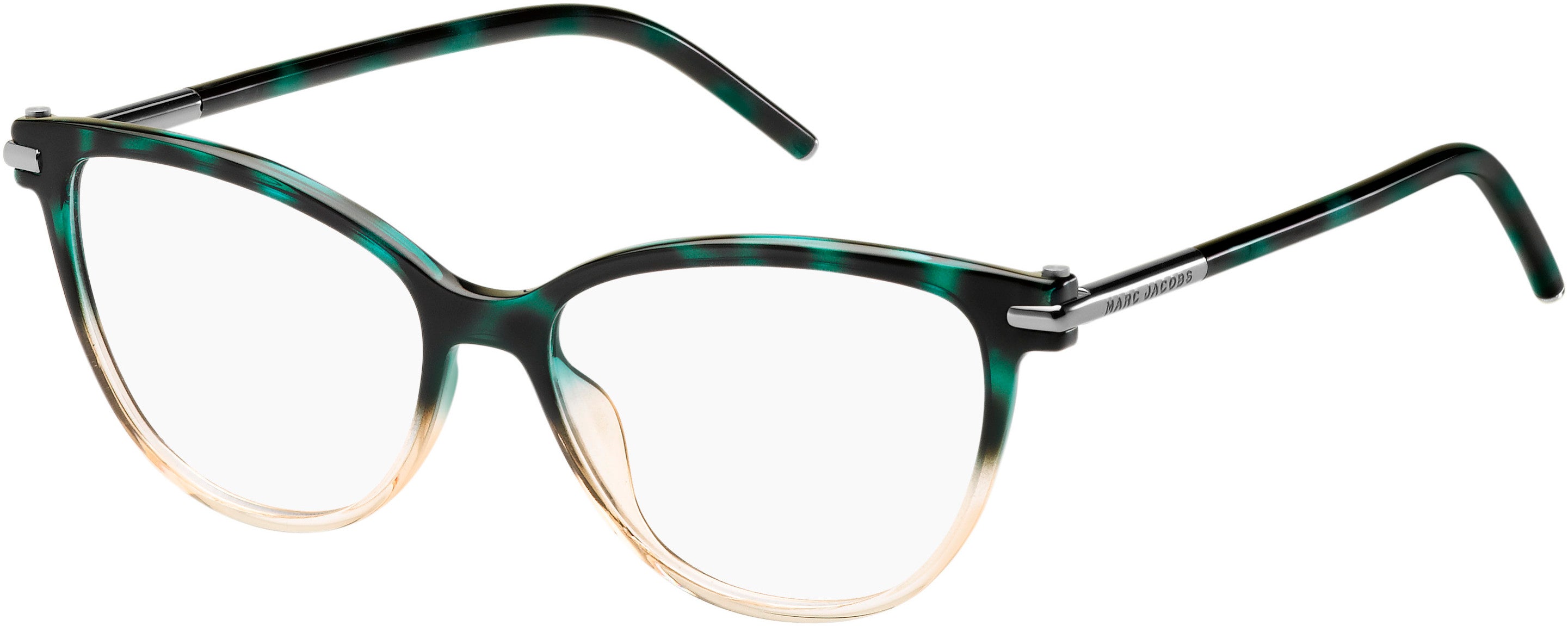 Marc Jacobs Marc 50 Cat Eye/butterfly Eyeglasses 0TOZ-0TOZ Havana Teal Pink (00 Demo Lens)