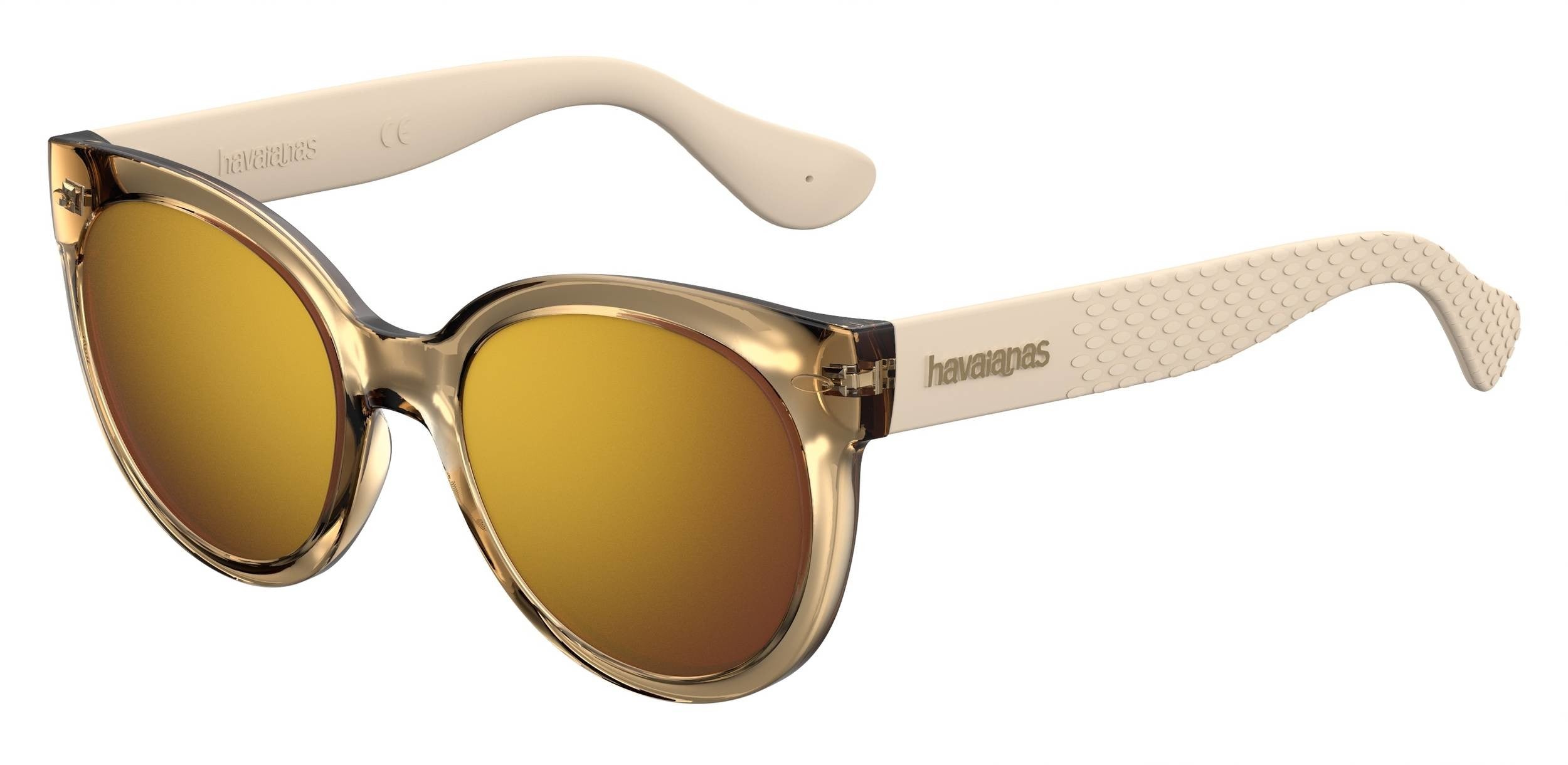 Havaianas Noronha/M Cat Eye/butterfly Sunglasses 0J5G-0J5G Gold (JO Gray Gold Mirro)