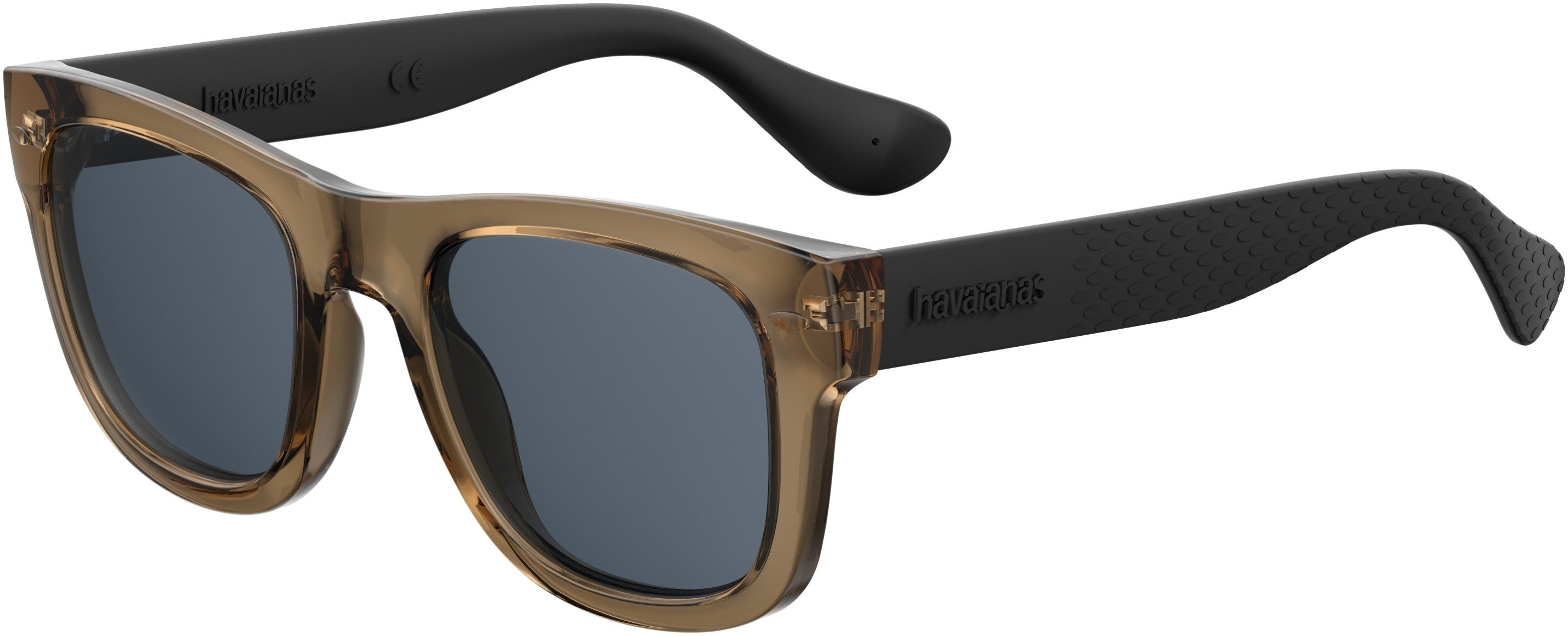 Havaianas Paraty/L Square Sunglasses 0EWD-0EWD Brown Black (KU Blue)