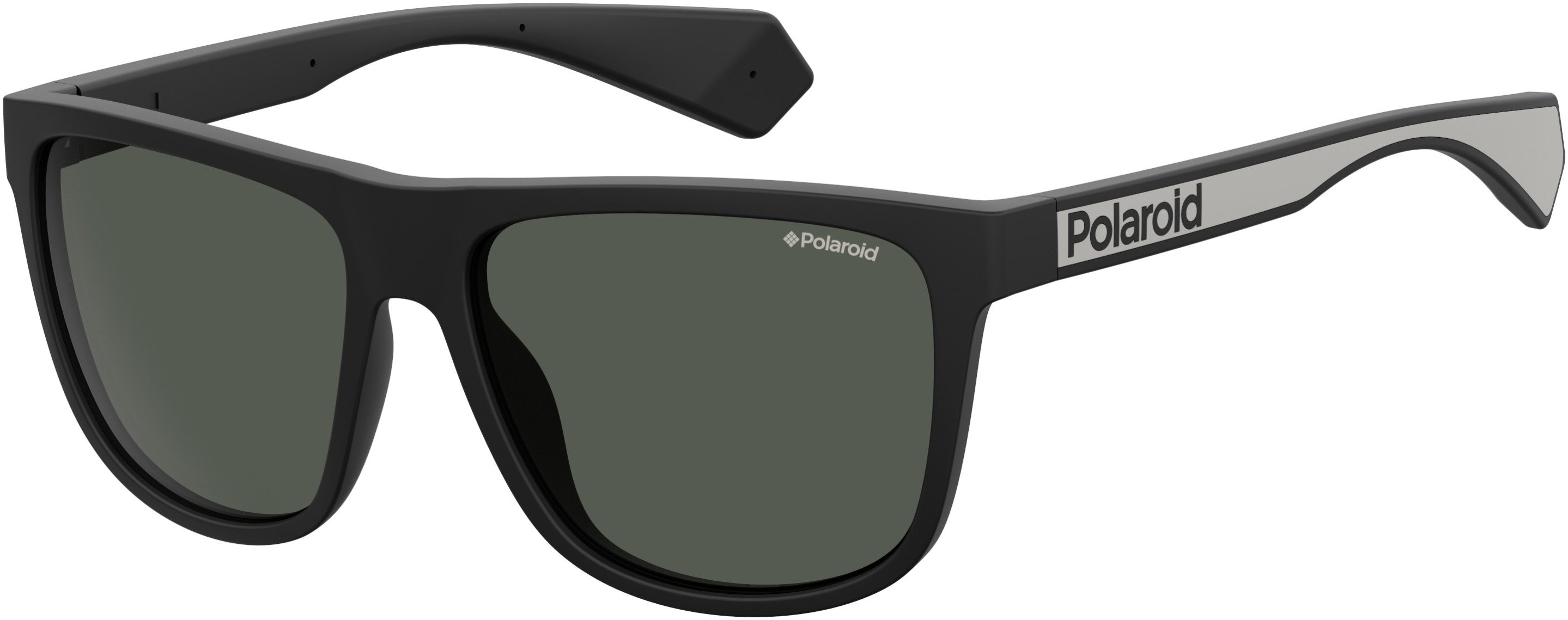 Polaroid Core Polaroid 6062/S Square Sunglasses 0003-0003 Matte Black (M9 Gray Pz)