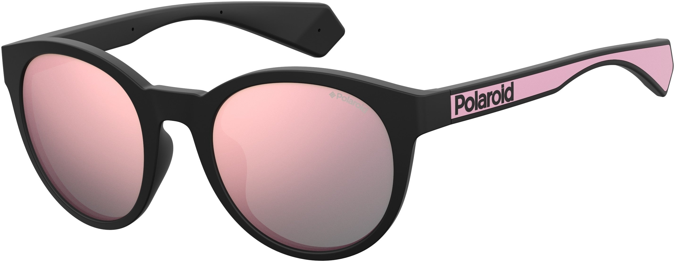 Polaroid Core Polaroid 6063/G/S Tea Cup Sunglasses 03H2-03H2 Black Pink (0J Rose Gold Ml)