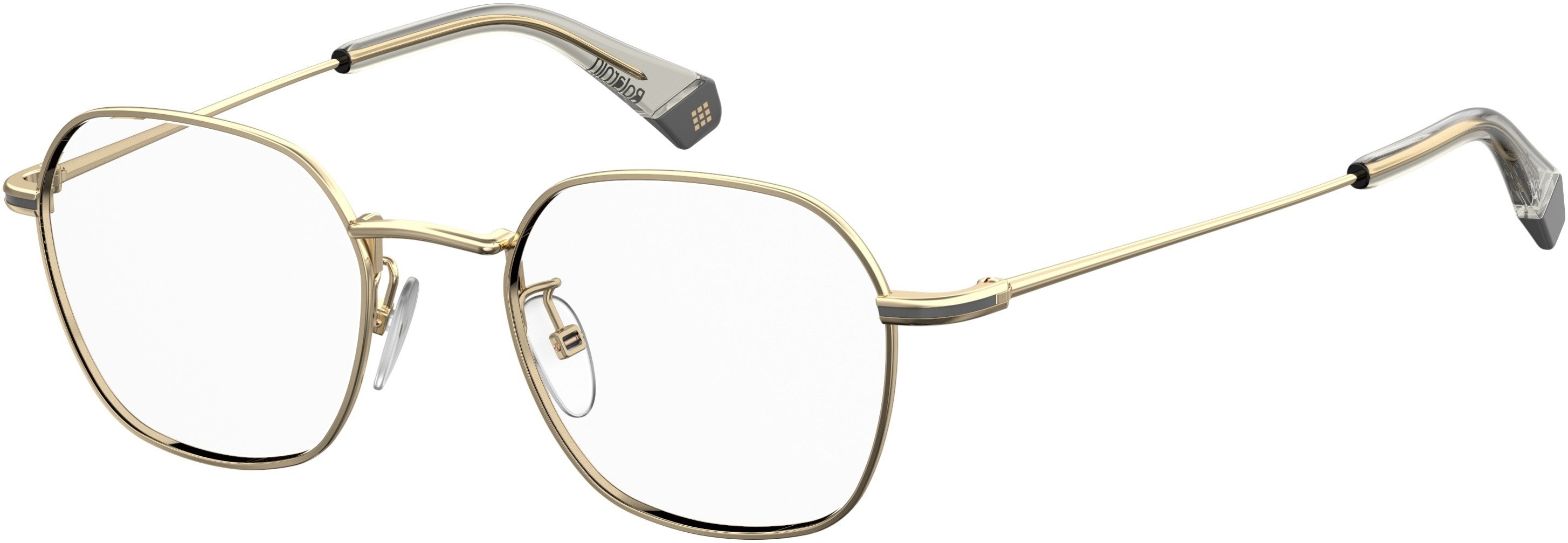 Polaroid Core Polaroid D 360/G Square Eyeglasses 02F7-02F7 Antgd Gre (00 Demo Lens)