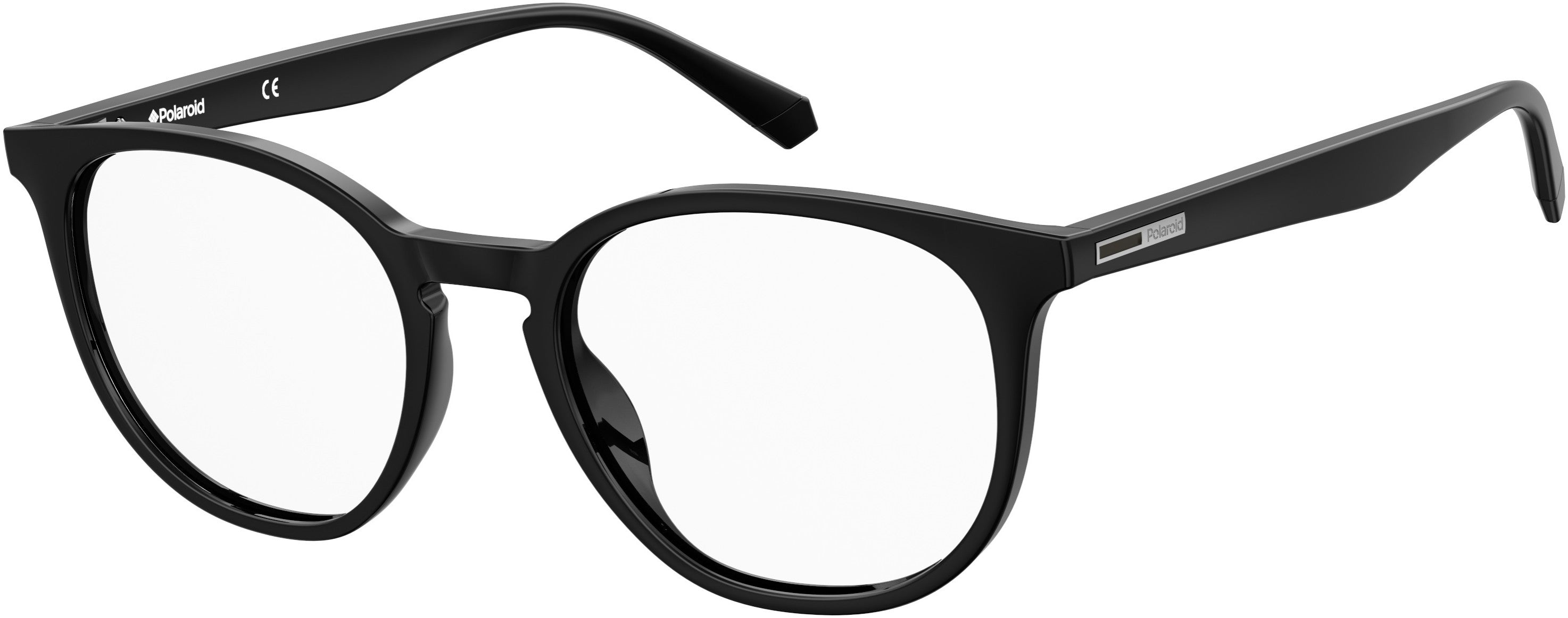 Polaroid Core Polaroid D 381 Square Eyeglasses 0807-0807 Black (00 Demo Lens)