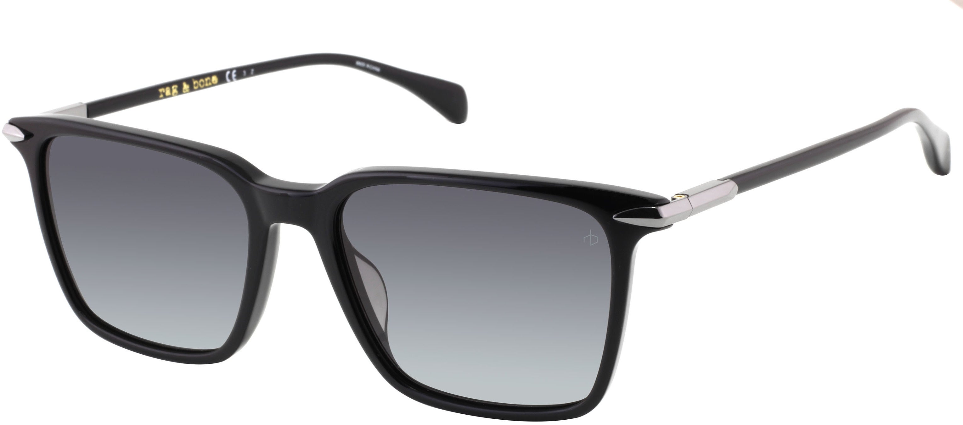 Rag & Bone Rag & Bone 5028/G/S Square Sunglasses 0807-0807 Black (WJ Gray Sf Pz)