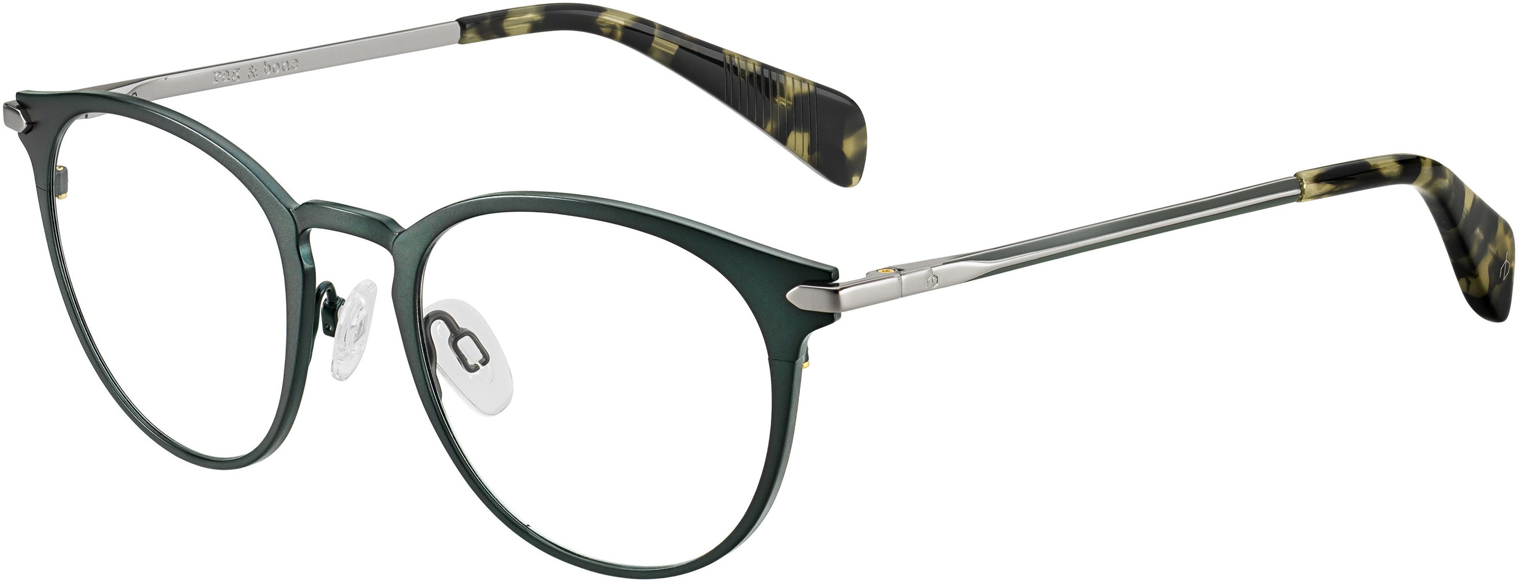 Rag & Bone Rag & Bone 7005 Tea Cup Eyeglasses 0PYW-0PYW Matte Teal (00 Demo Lens)