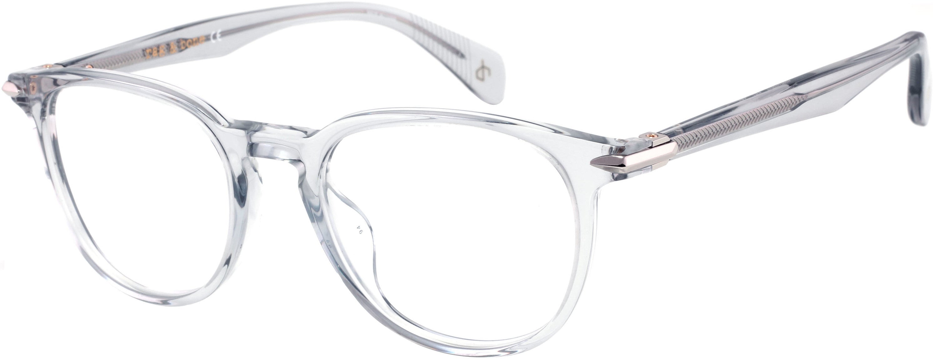 Rag & Bone Rag & Bone 7028/G Tea Cup Eyeglasses 0KB7-0KB7 Gray (00 Demo Lens)