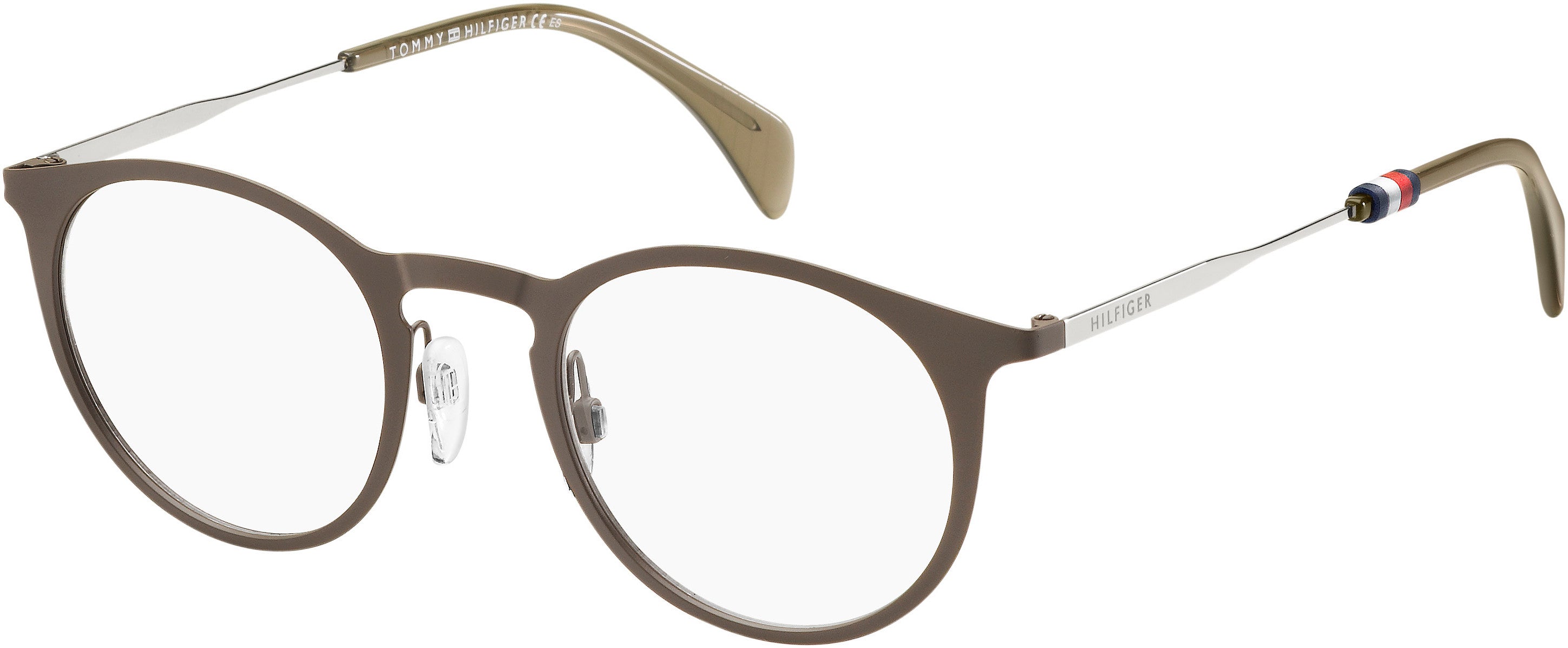 Tommy Hilfiger T. Hilfiger 1514 Tea Cup Eyeglasses 009Q-009Q Brown (00 Demo Lens)