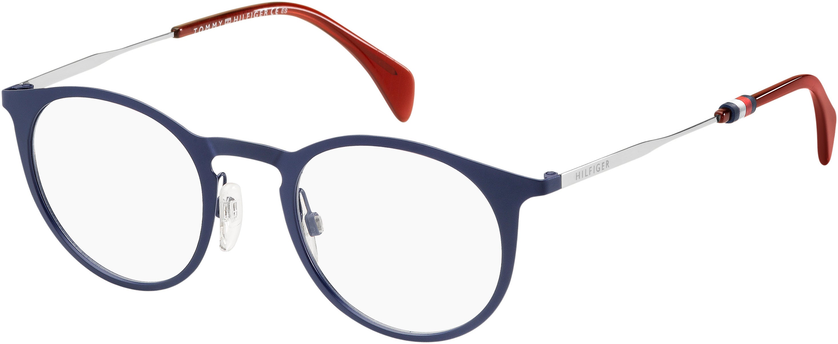 Tommy Hilfiger T. Hilfiger 1514 Tea Cup Eyeglasses 0PJP-0PJP Blue (00 Demo Lens)