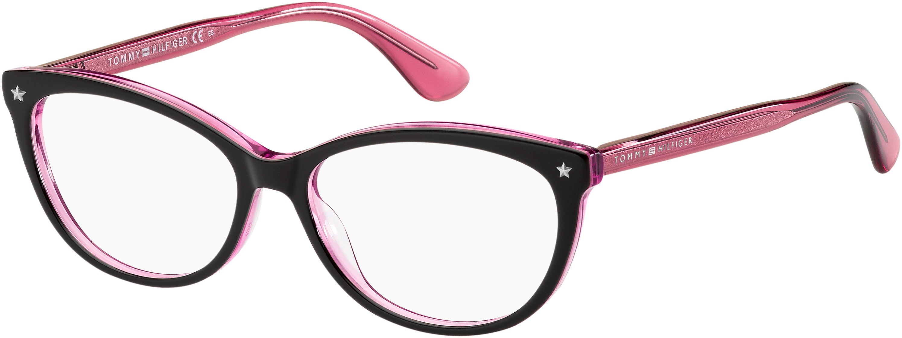 Tommy Hilfiger T. Hilfiger 1553 Cat Eye/butterfly Eyeglasses 0RY8-0RY8 Violet Lilac (00 Demo Lens)