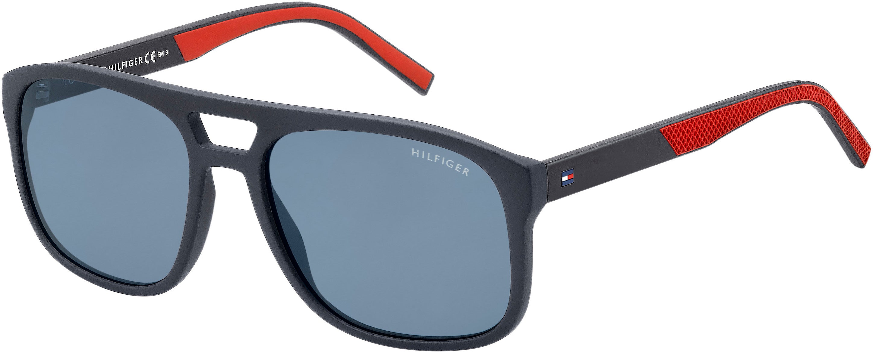 Tommy Hilfiger T. Hilfiger 1603/S Aviator Sunglasses 0IPQ-0IPQ Matte Bl Blue (KU Blue)
