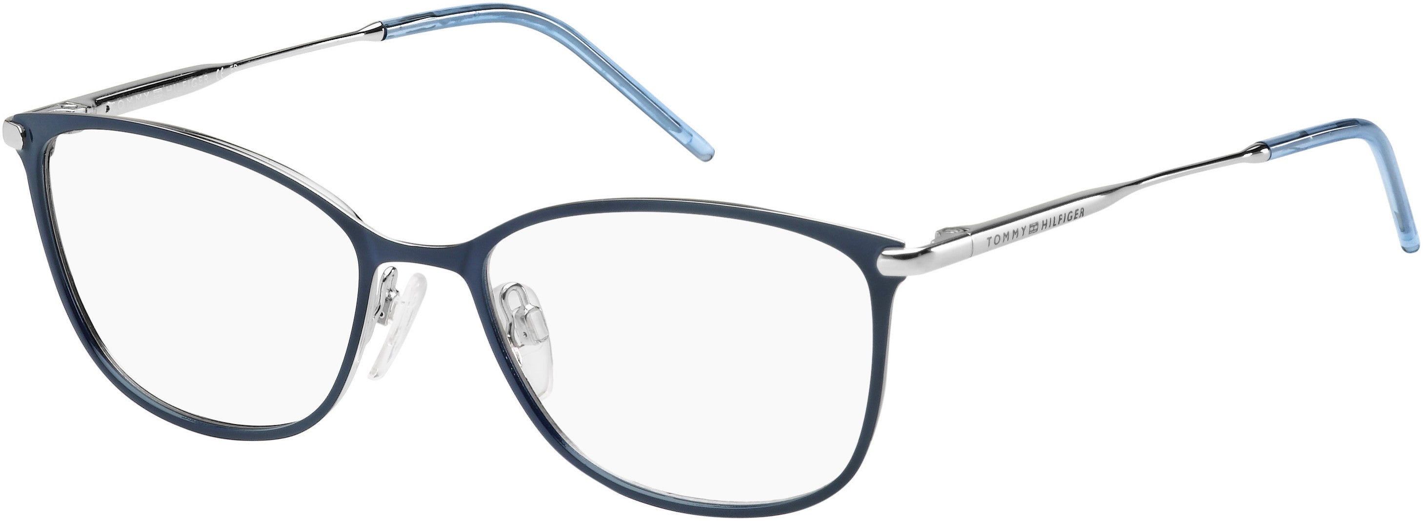 Tommy Hilfiger T. Hilfiger 1637 Cat Eye/butterfly Eyeglasses 0ECJ-0ECJ Bl Palladium (00 Demo Lens)