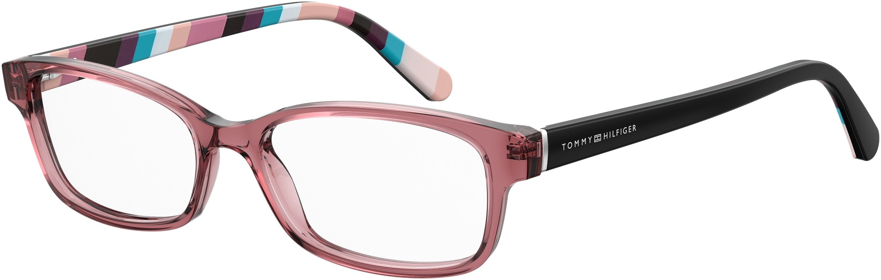 Tommy Hilfiger T. Hilfiger 1685 Rectangular Eyeglasses 035J-035J Pink (00 Demo Lens)