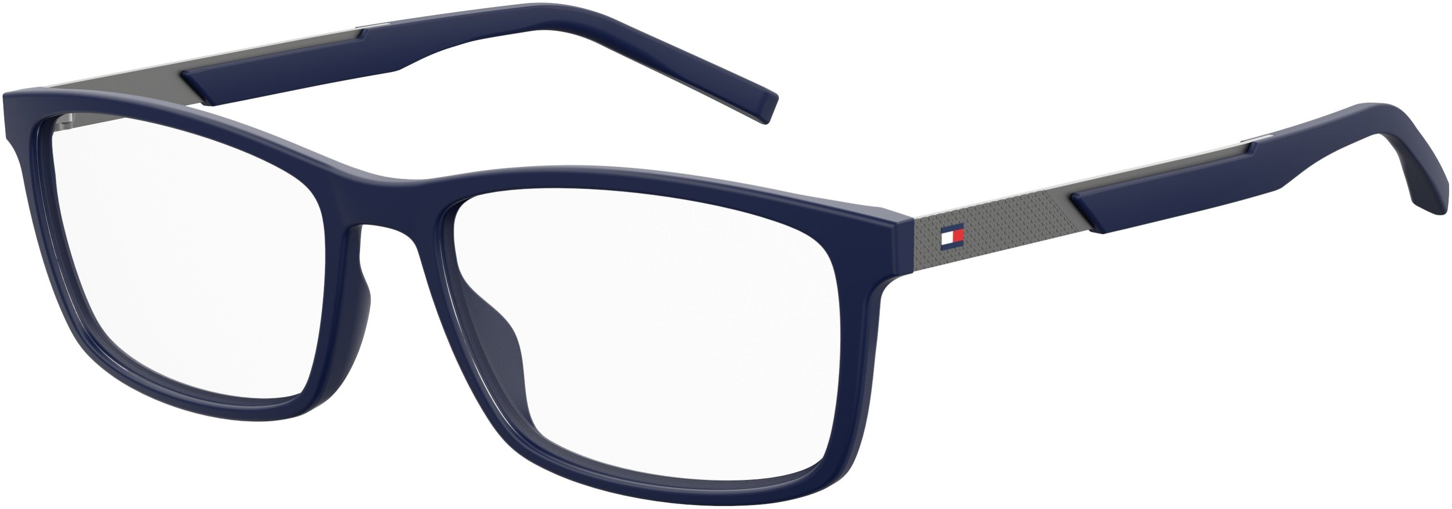 Tommy Hilfiger T. Hilfiger 1694 Rectangular Eyeglasses 0PJP-0PJP Blue (00 Demo Lens)