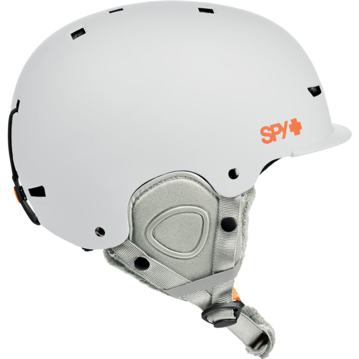 Spy Galactic Mips Snow Helmet  White Light Gray Matte Small S 54-56