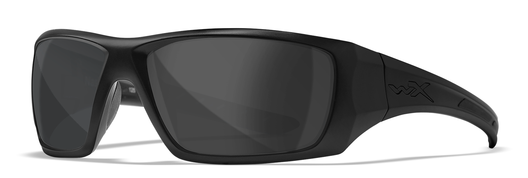 Wiley X WX NASH Oval Sunglasses  Matte Black 64-15-125