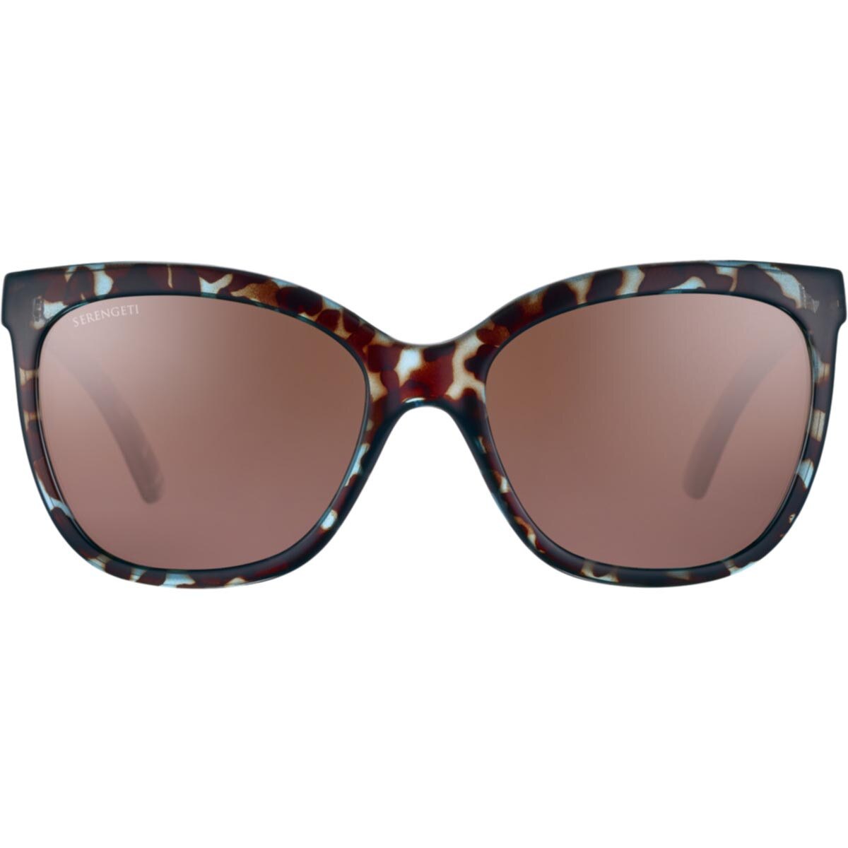 Side-by-side comparison of polarized and non-polarized sunglasses from Wiley X and Serengeti against a bright outdoor background