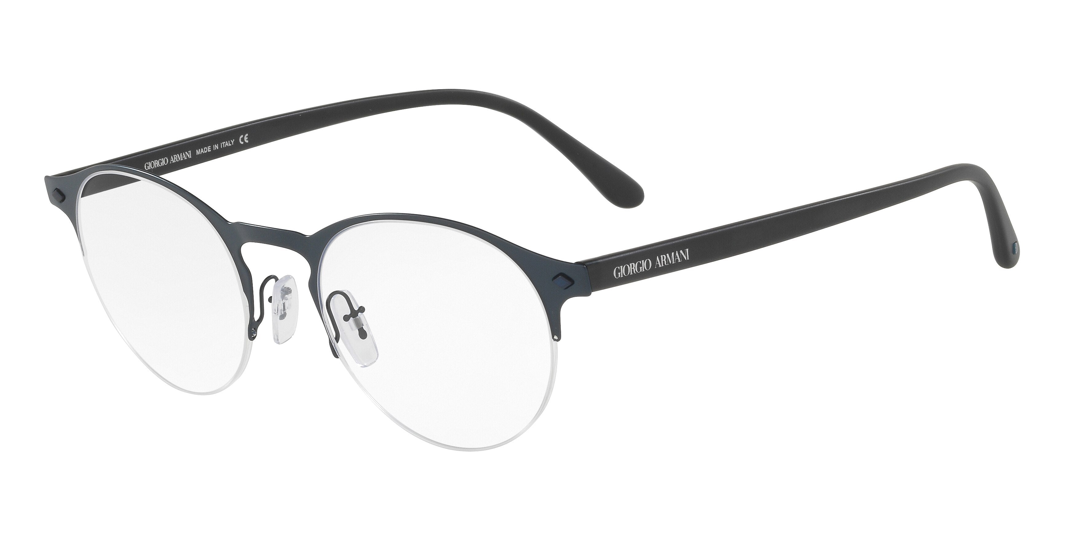 Giorgio Armani AR5064 Phantos Eyeglasses  3171-Matte Blue 49-150-20 - Color Map Blue