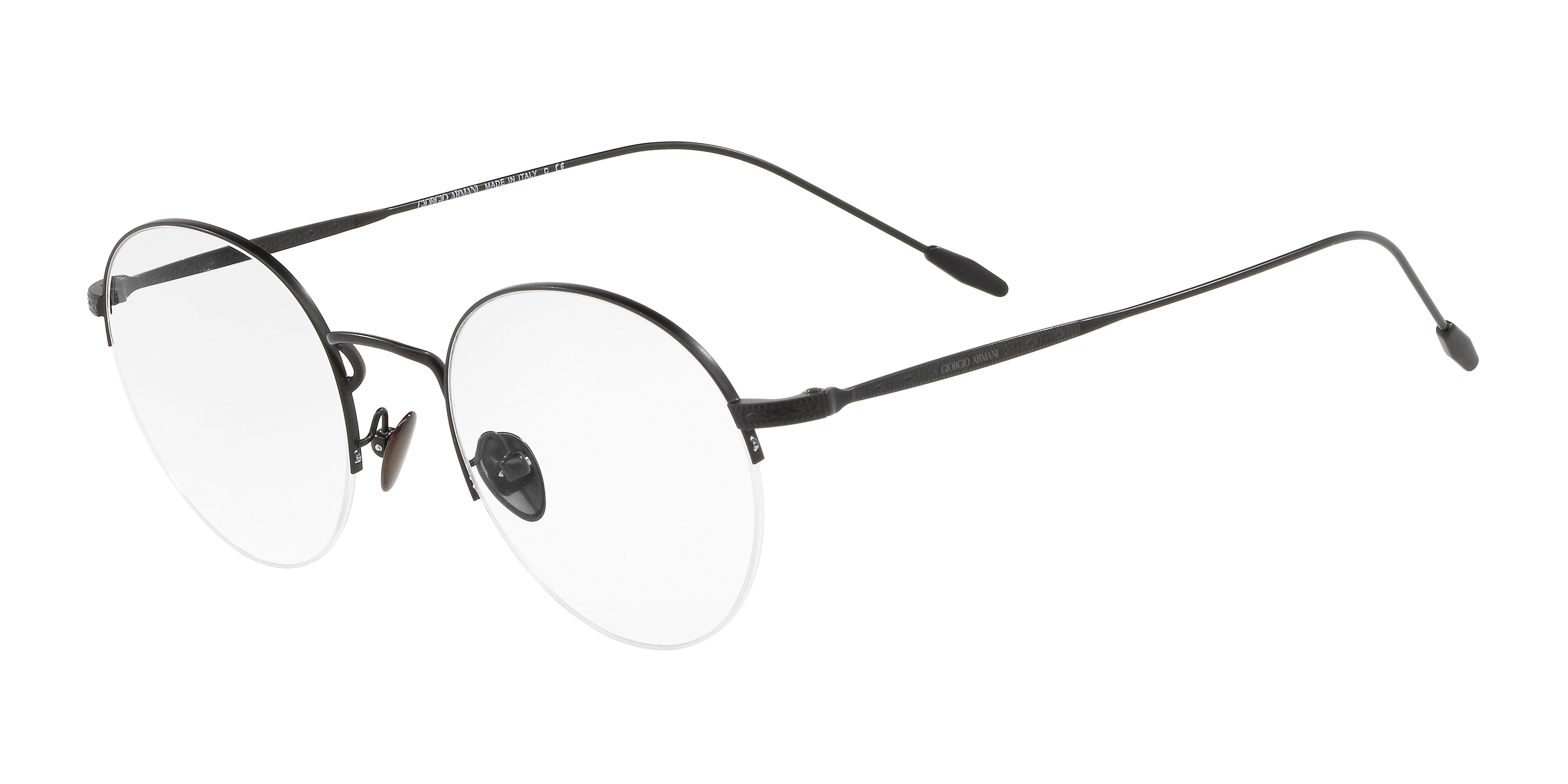 Giorgio Armani AR5079 Phantos Eyeglasses  3001-Matte Black 50-145-21 - Color Map Black