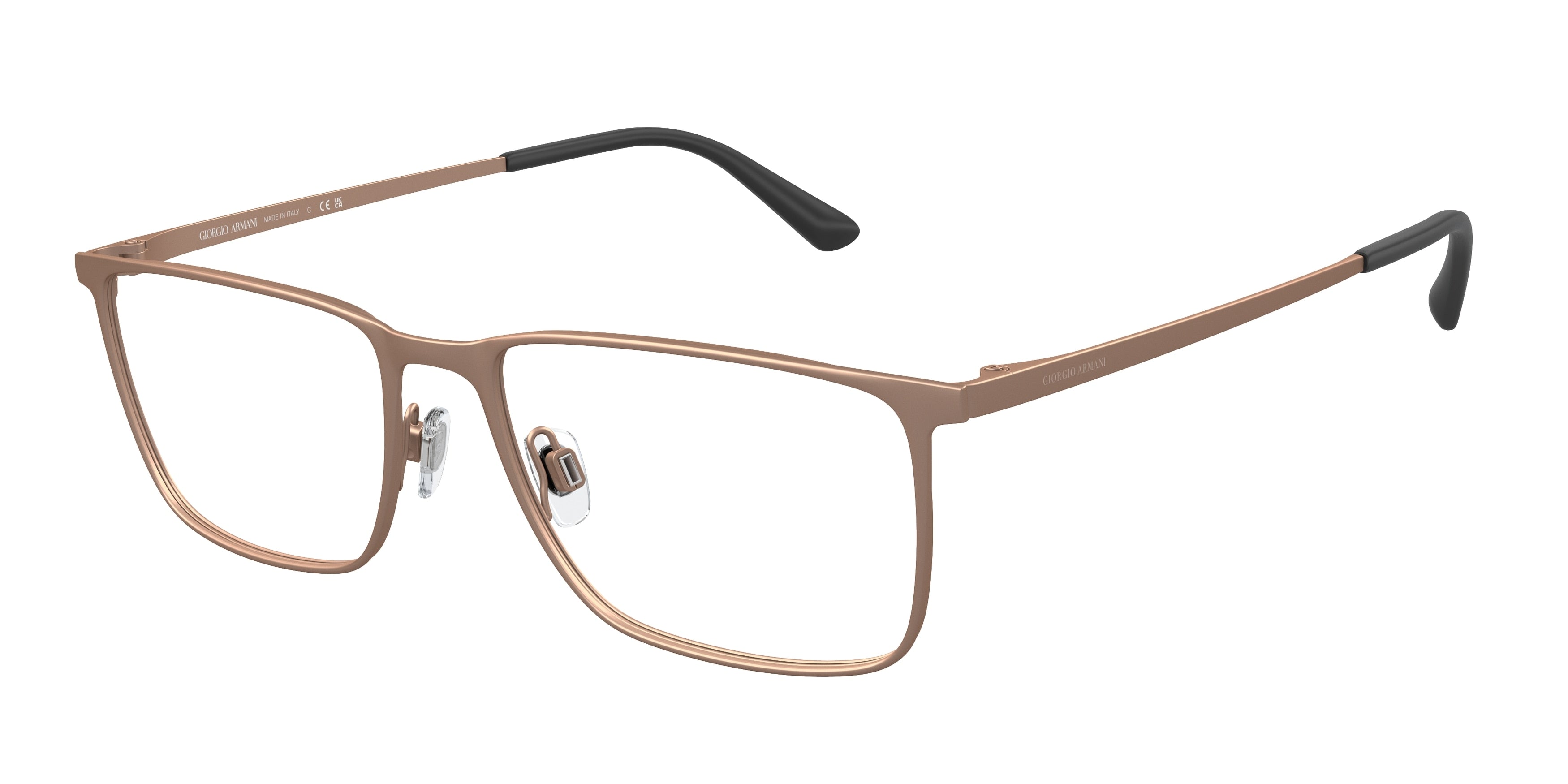Giorgio Armani AR5080 Rectangle Eyeglasses  3006-Bronze 55-145-17 - Color Map Brown