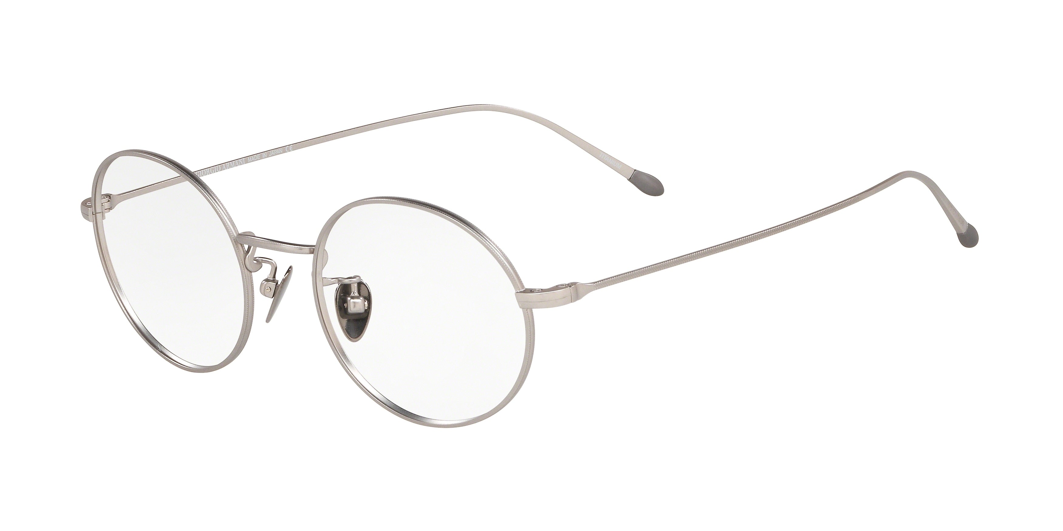 Giorgio Armani AR5097T Round Eyeglasses  3280-Demi Gloss Gunmetal 49-145-20 - Color Map Grey
