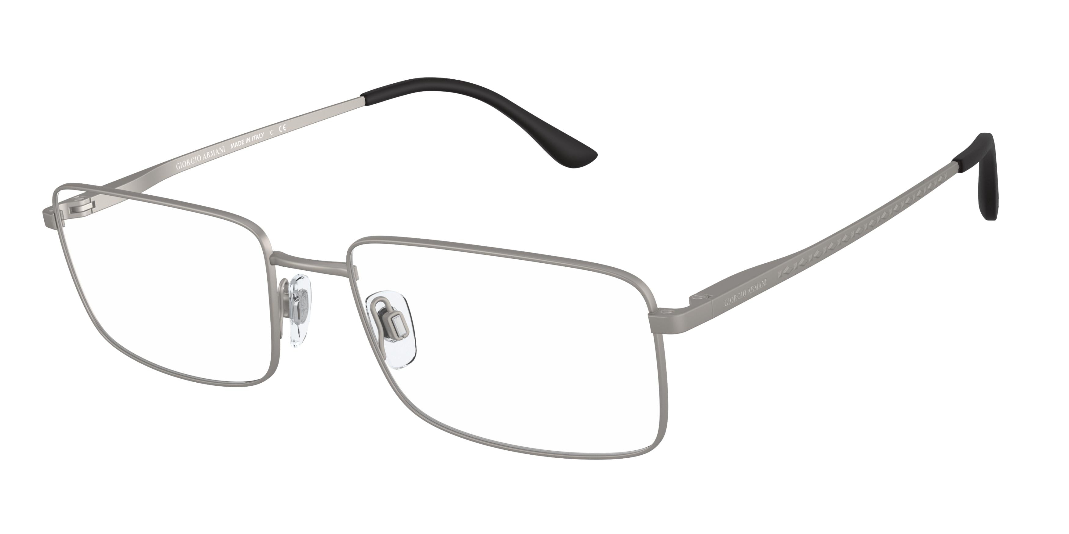 Giorgio Armani AR5108 Rectangle Eyeglasses  3003-Matte Gunmetal 59-150-19 - Color Map Grey
