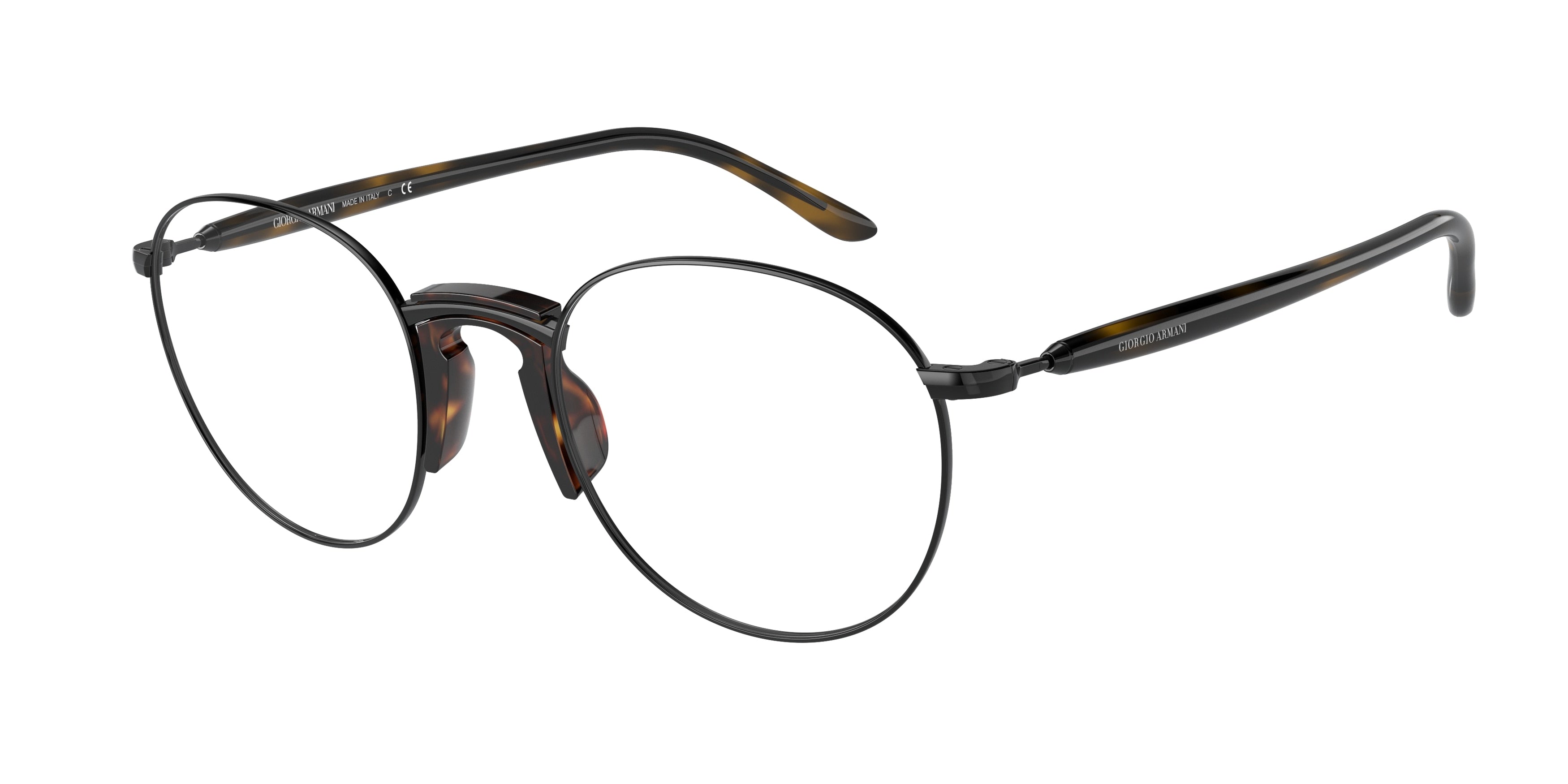 Giorgio Armani AR5117 Phantos Eyeglasses  3001-Black 51-145-22 - Color Map Black