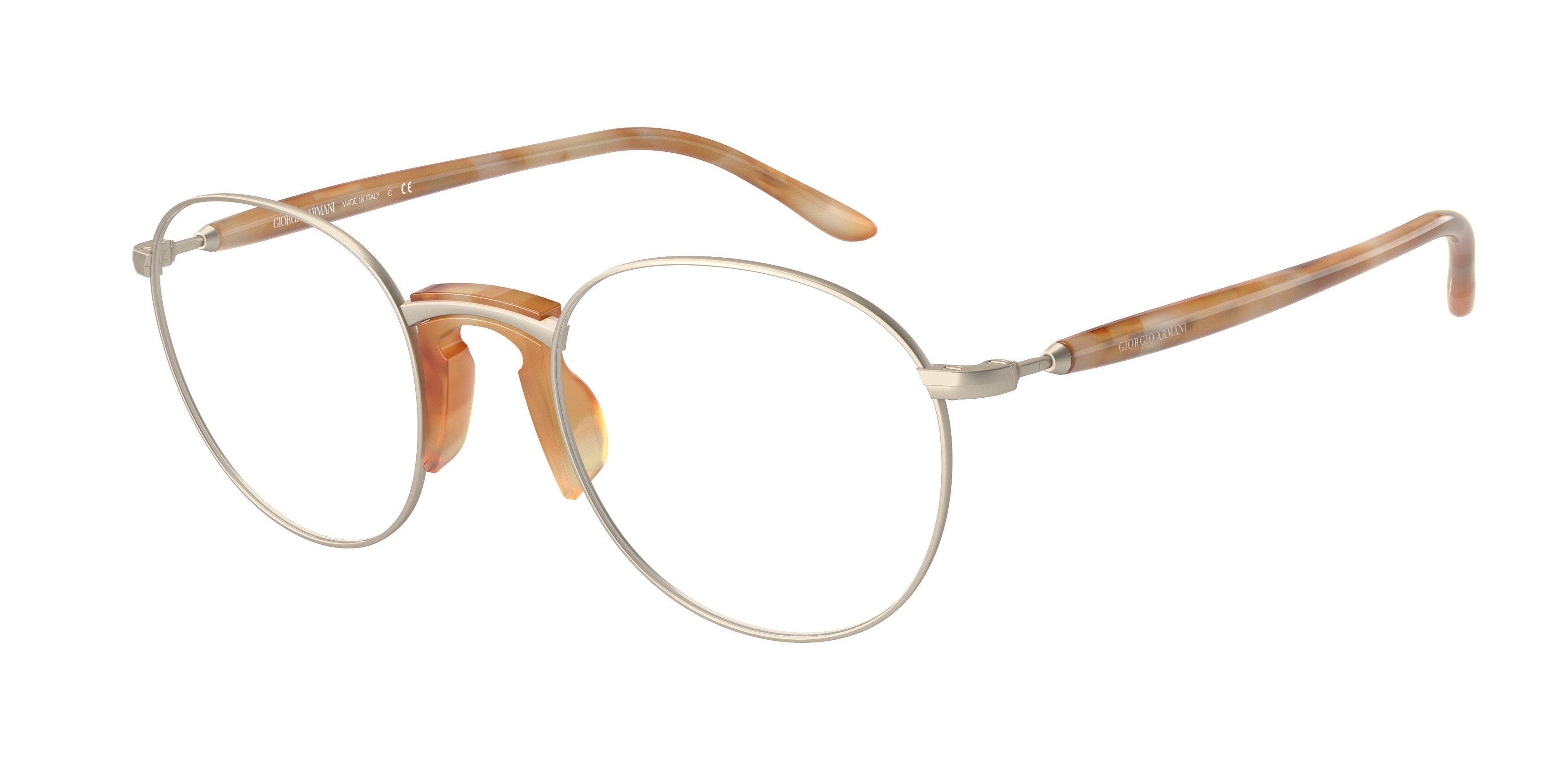 Giorgio Armani AR5117 Phantos Eyeglasses  3002-Matte Pale Gold 51-145-22 - Color Map Gold