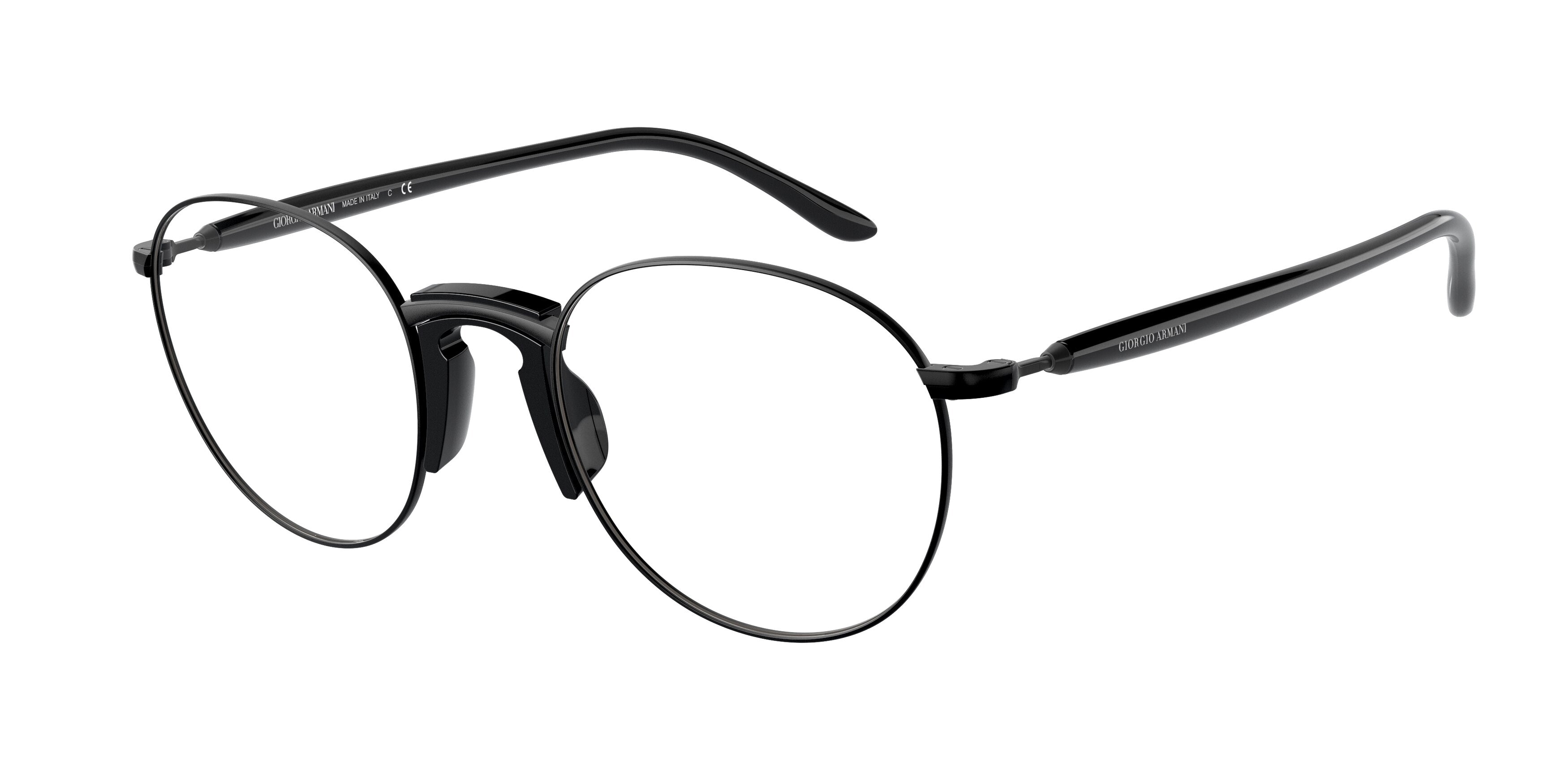 Giorgio Armani AR5117 Phantos Eyeglasses  3042-Matte Black 49-145-22 - Color Map Black