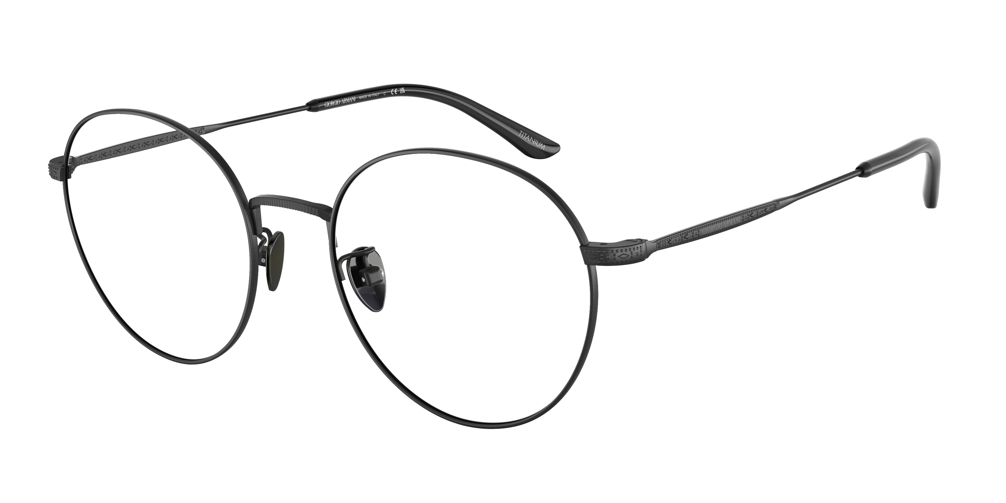 Giorgio Armani AR5131TD Phantos Eyeglasses  3277-Matte Black 54-150-20 - Color Map Black