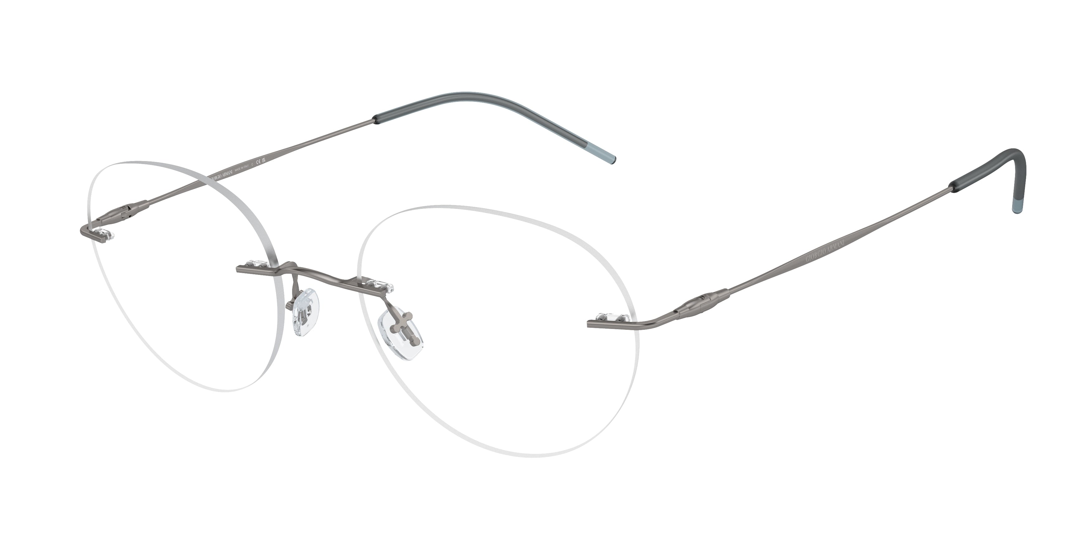 Giorgio Armani AR5147 Phantos Eyeglasses  3003-Matte Gunmetal 52-145-19 - Color Map Grey