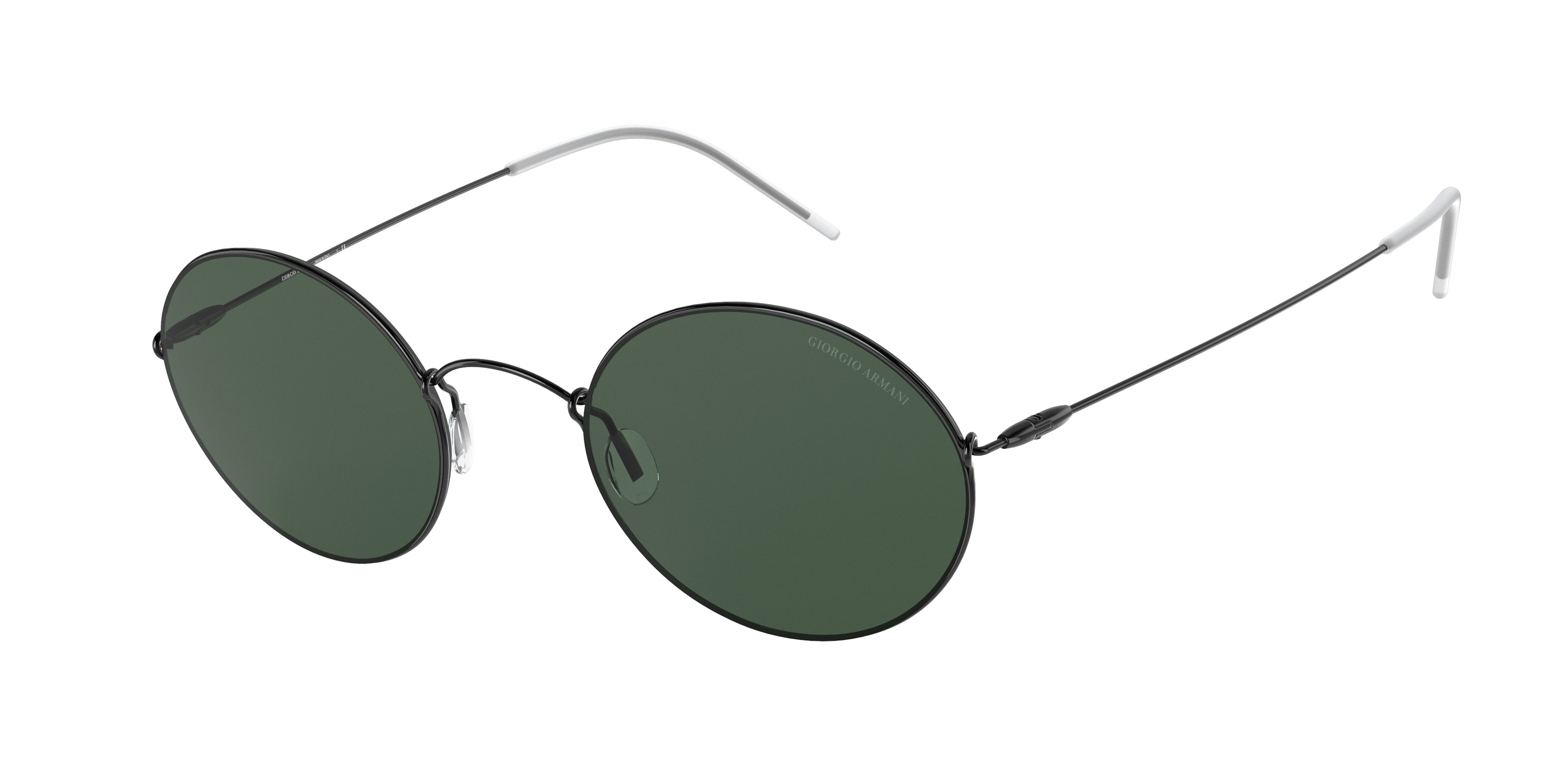 Giorgio Armani AR6115T Oval Sunglasses  300171-Black 49-145-22 - Color Map Black
